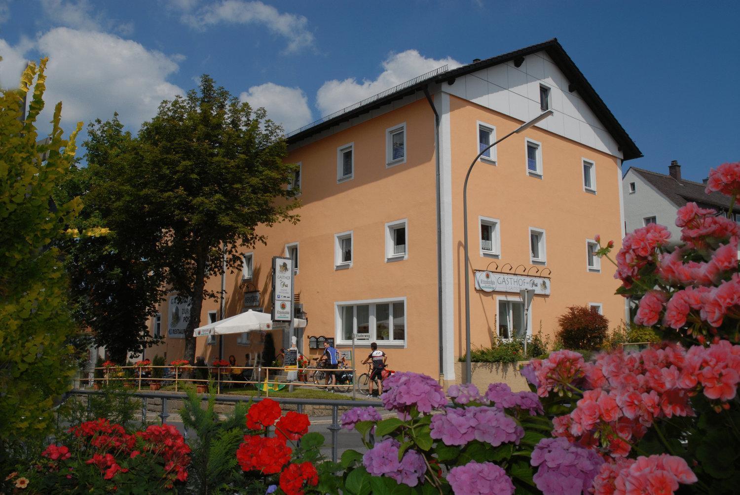 Gasthof Zur Post Hotel Und Parkplatz Vohenstrauss Eksteriør bilde